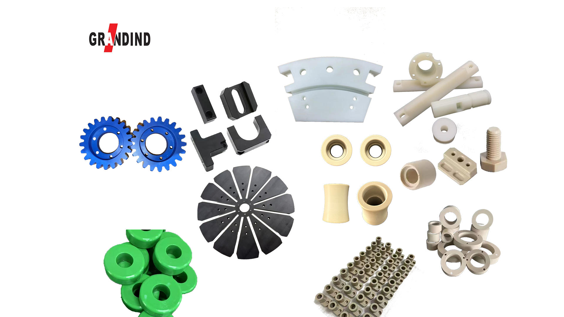 Прецизионные пластиковые компоненты: PEEK, нейлон, POM Детали с ЧПУ